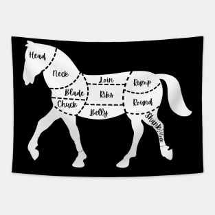 I Love Horses Tapestry