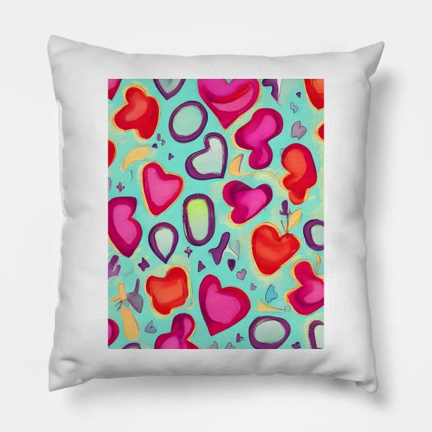 Love and Gems Pillow by Bizaire