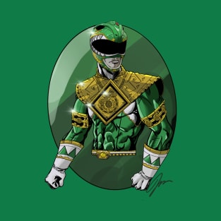 The green Aztec warrior T-Shirt