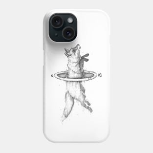 Glitch through the foxhole Phone Case