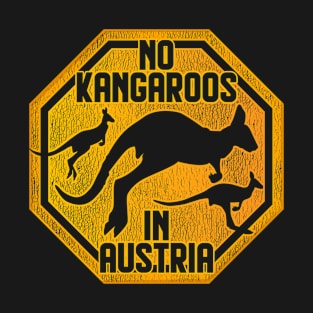 Australian Animal Retro Kangaroos T-Shirt