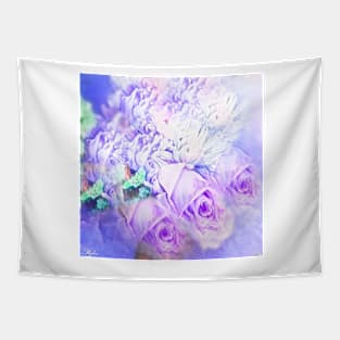 Roses so Pretty Lilac and Purple Tapestry