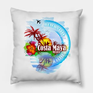 Costa Maya Mexico Pillow