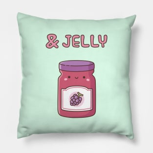 Cute Grape Jelly Jam Jar Pillow