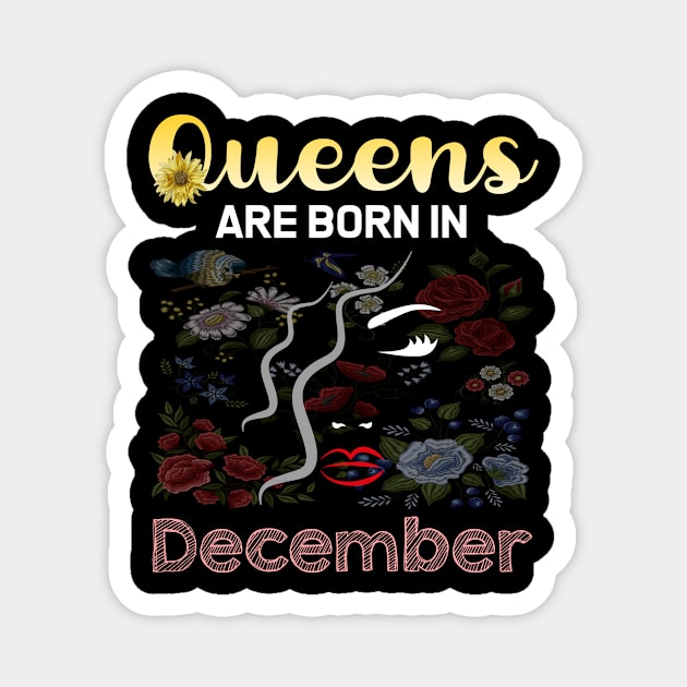 Queen face 6 December Magnet by symptomovertake