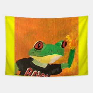 Hard Rock Frog Tapestry