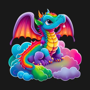 cute colorful dragon 3 T-Shirt