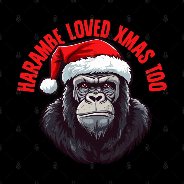 Harambe Loved Xmas Too by DankFutura