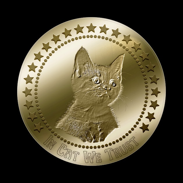 Cat Kitten Coin Currency Crypto by JollyMarten