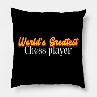 World's Greatest Chess player! Pillow