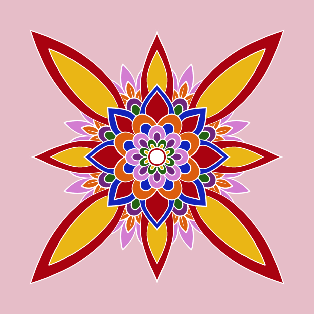 Mandala Flower by bokunoyume