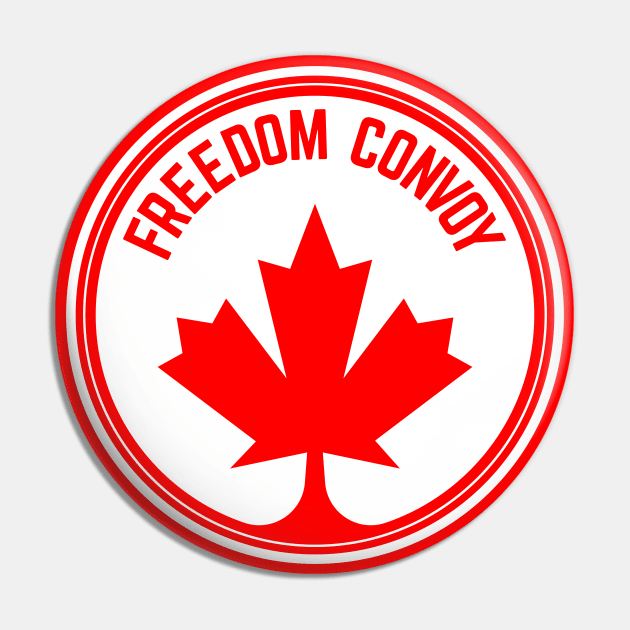 Canadian Flag Freedom Convoy Truck Driver Flag Trucker Pin by Beautiful Butterflies by Anastasia