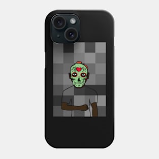 Exclusive MaleMask NFT - MexicanEye Color and GreenSkin on TeePublic Phone Case