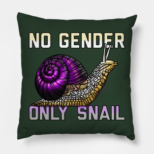 No Gender Only Snail Pillow