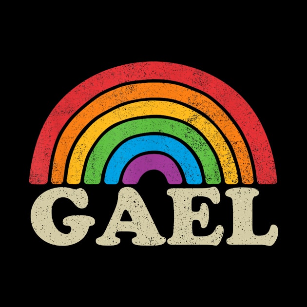 Gael - Retro Rainbow Flag Vintage-Style by ermtahiyao	