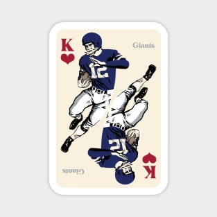 New York Giants King of Hearts Magnet