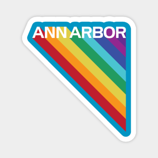 Ann Arbor Rainbow Magnet