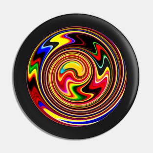 Happy Spiral Of Colors Pin