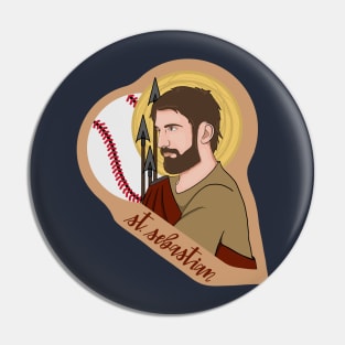 St. Sebastian (Baseball) Pin