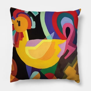 ColorfulRooster Pillow