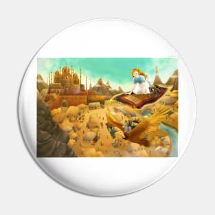 Ali Baba Cover Art Pin