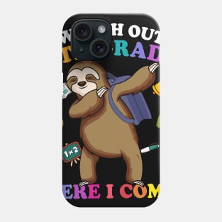 Funny Sloth Watch Out 7th grade Here I Come Phone Case