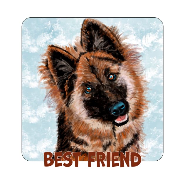 German Shepherd Best Friend by MMcBuck