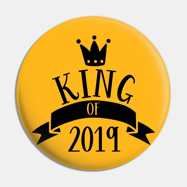 Holiday Series: King of 2019 New Year Pin by Jarecrow 