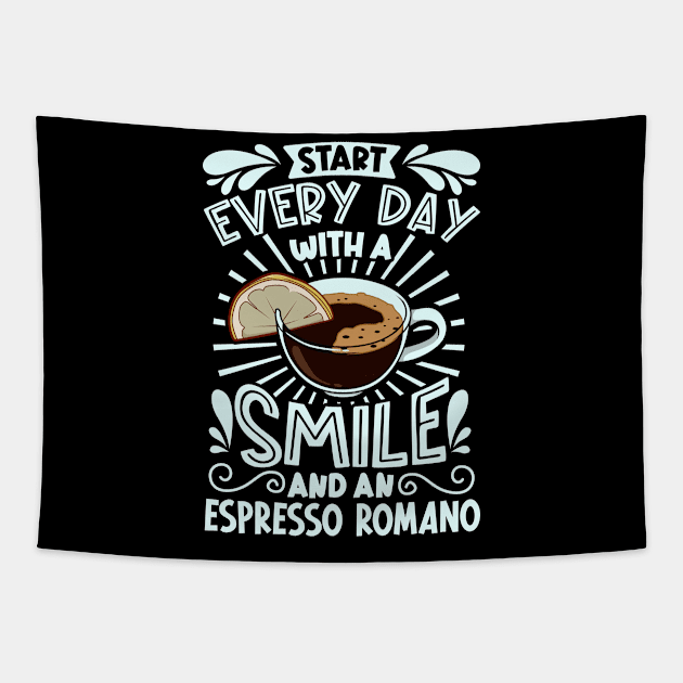 Smile with Espresso Romano Tapestry by Modern Medieval Design