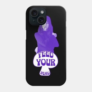 Feed Your Head (Purple and White) Phone Case