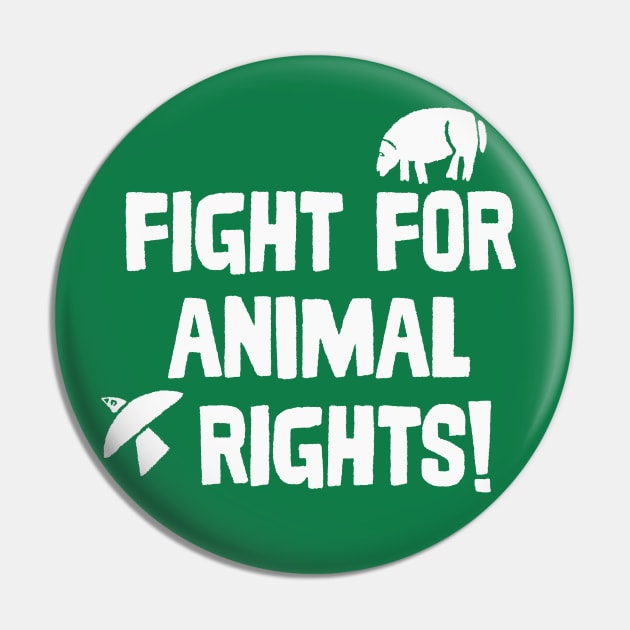 Fight for Animal Rights / Typography Design Pin by DankFutura