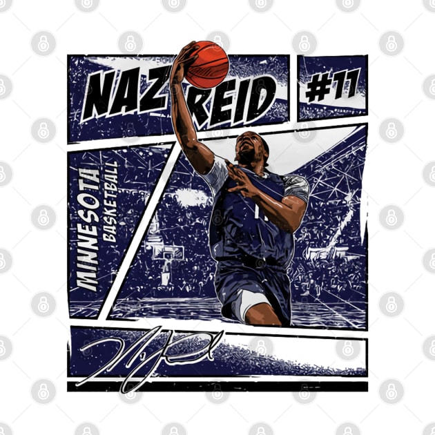 Naz Reid Minnesota Comic by Buya_Hamkac