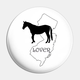 New Jersey Horse Lover T shirt Pin