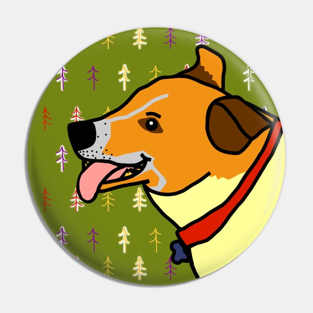 Cute Dog called Toby Pin by ellenhenryart