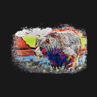 Grizzly Bear fine art T-Shirt