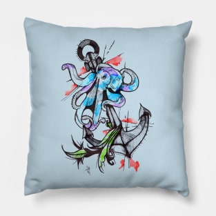 Inked Octopus Pillow