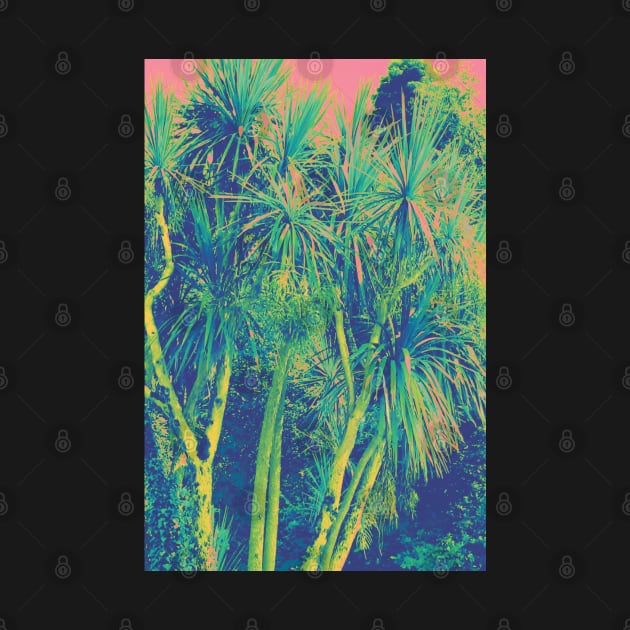 Colorful Tropical Palm Trees by sarahwainwright