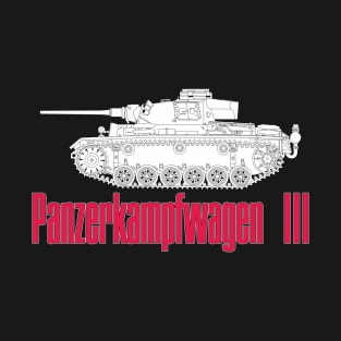 German medium tank Pz-III T-Shirt