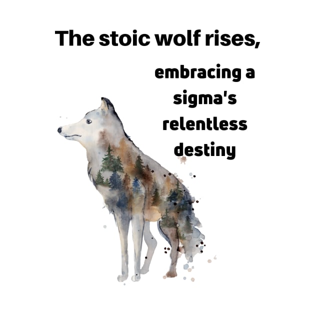 Alpha Wolf and Sigma Wolf Mentality by Sparkling Art