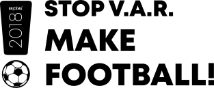 STOP V.A.R. MAKE FOOTBALL Magnet