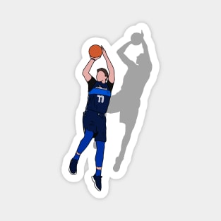 Luka and Dirk Fadeaway Magnet