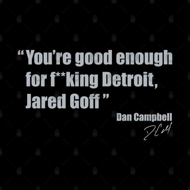 Dan Campbell to Jared Goff by Nagorniak