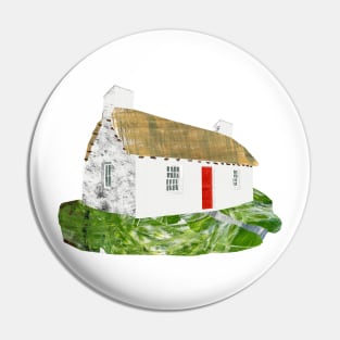 Manx Cottage Pin