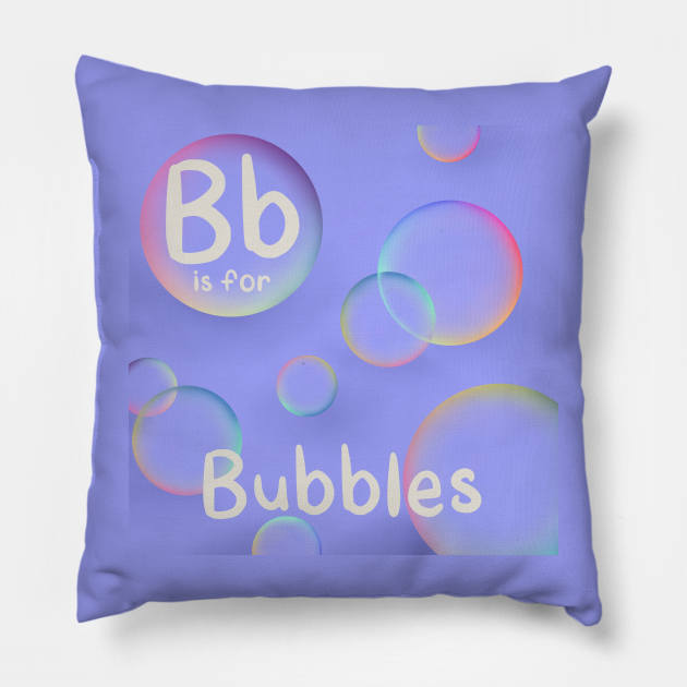 B is for Bubbles Pillow by simonescha