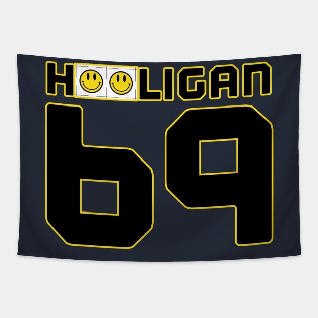 Hooligan 69 Old Skool Rave Tapestry by oink