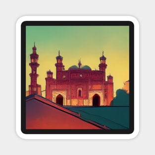 Lahore | Comics style Magnet