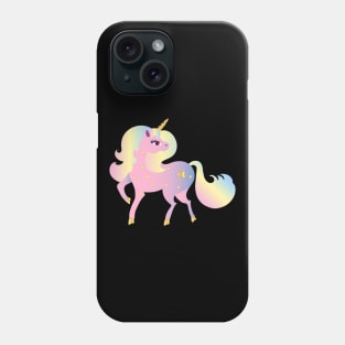 Unicorn Illustration Pastel Unicorn Shirt Phone Case