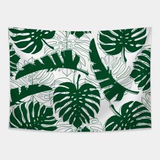 TROPICAL GREEN PALMS Tapestry