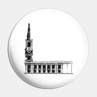 Church tower Pin