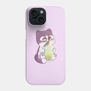 Cat Boba Bubble Tea Phone Case